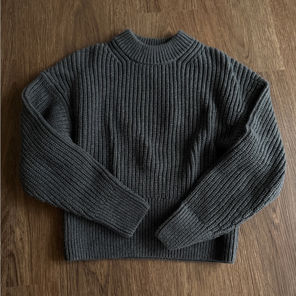Everlane Cotton Texture Crewneck Sweater